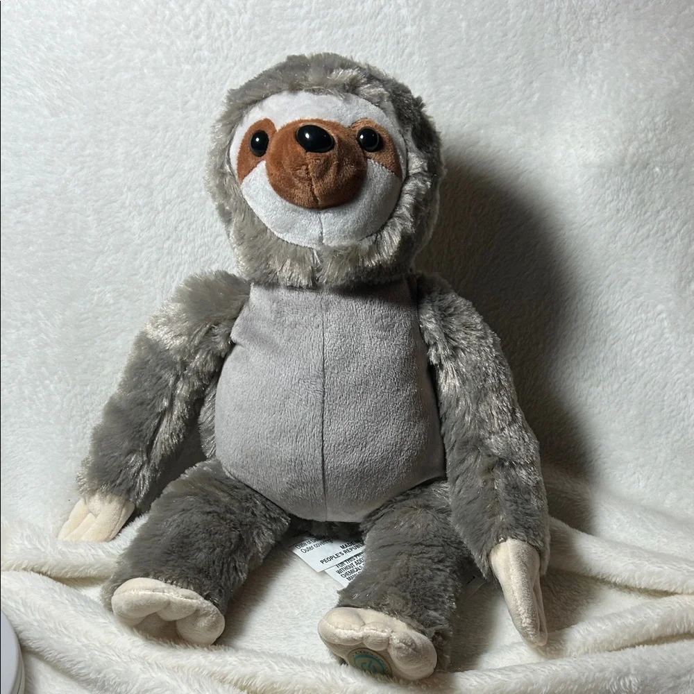 Plush Sloth health touch huggable massager Gray